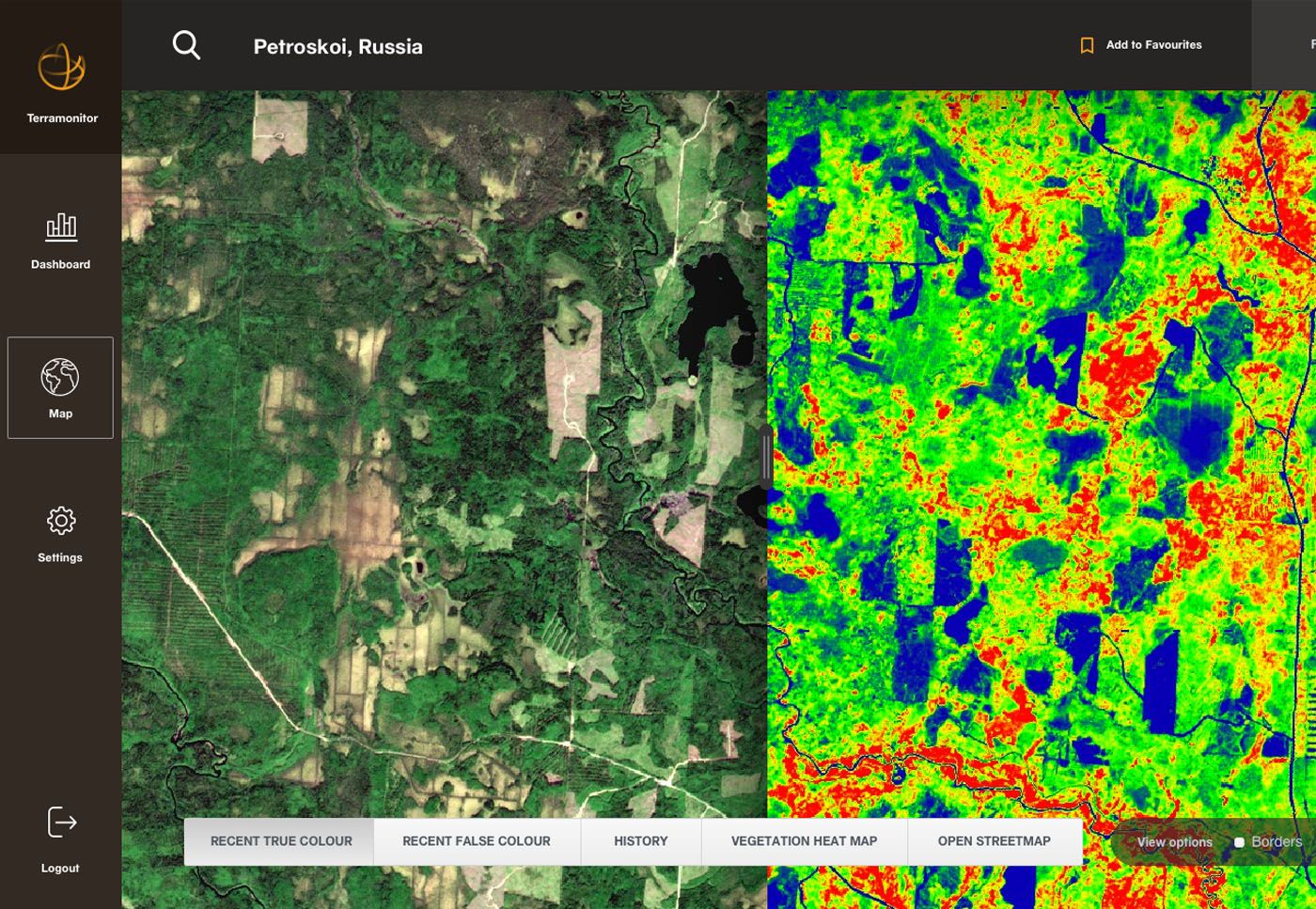 Finnish Space Data Company
Terramonitor Enters Russian Market
with LesnoyMonitor