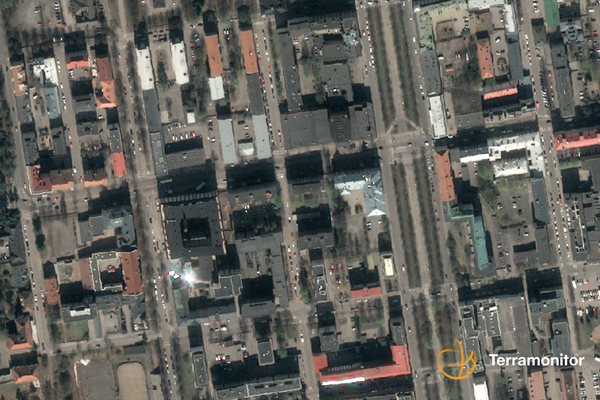 How good are the satellite images compared to aerial images?